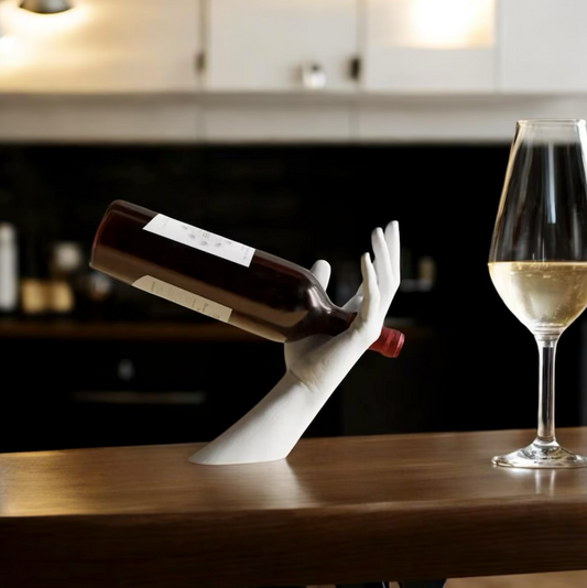 Mano porta vino di design